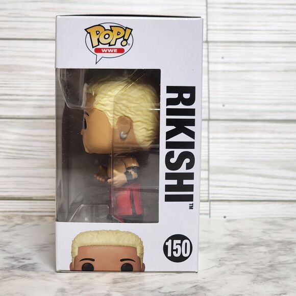 Funko Pop WWE Target Exclusive 150 Rikishi 151 The Hurricane with Protectors - Picture 4 of 13